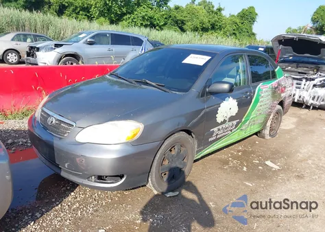 2007 Toyota Corolla Ce from USA, damaged, VIN 2T1BR32E17C722571